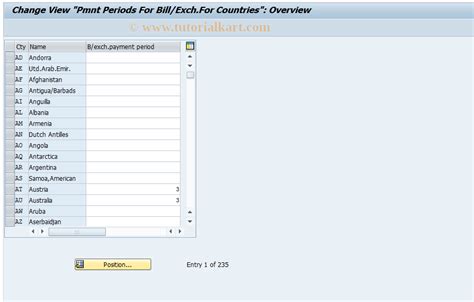 t005a|T005SEPA SAP SEPA Country Settings Table data .